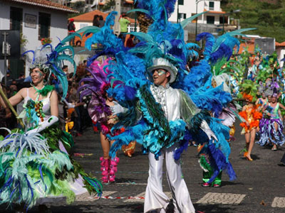 Machicon karnevaalikulkue 2010 Madeira, Portugal